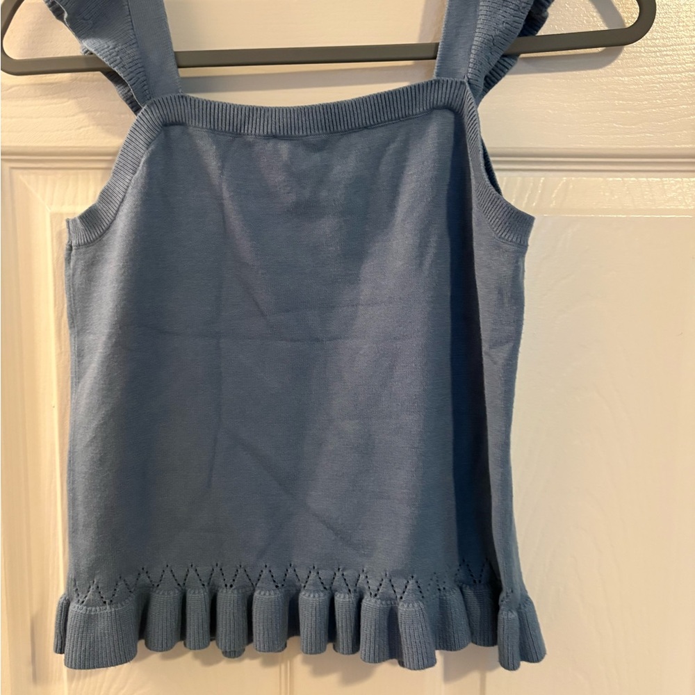 LOFT Light Blue Knit Top